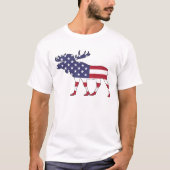 "Amerikaanse vlag" T-shirt (Voorkant)