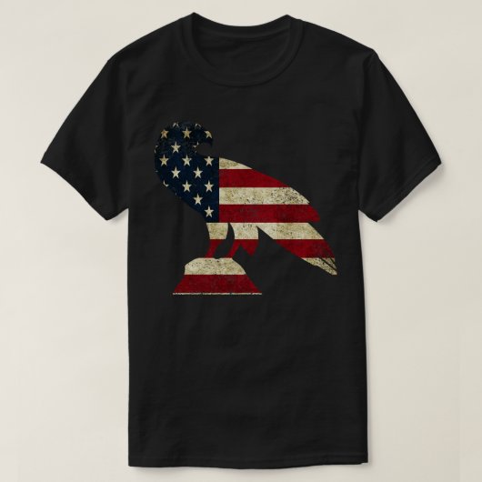 Amerikaanse vlag t-shirt (Design voorkant)