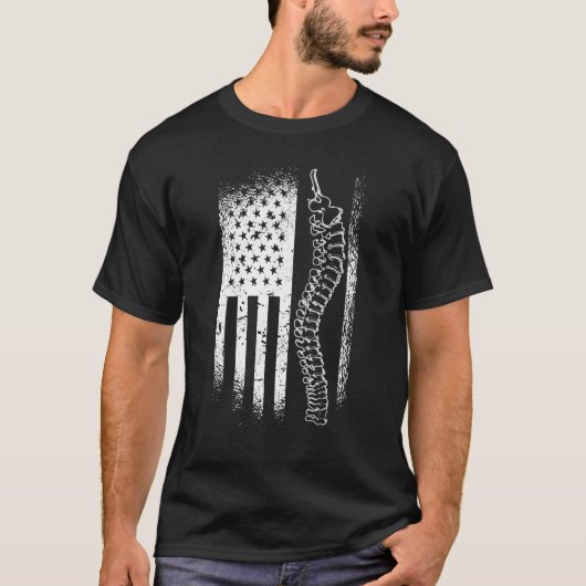 Amerikaanse vlag t-shirt (Voorkant)