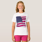Amerikaanse vlag t-shirt (Voorkant volledig)