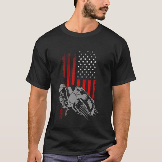 Amerikaanse vlag t-shirt (Voorkant)