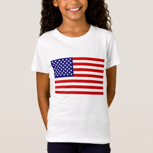 Amerikaanse vlag t-shirt (Voorkant)