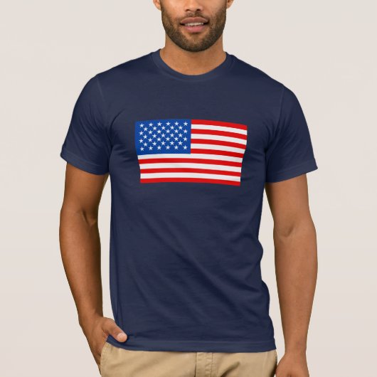 Amerikaanse vlag t-shirt (Voorkant)