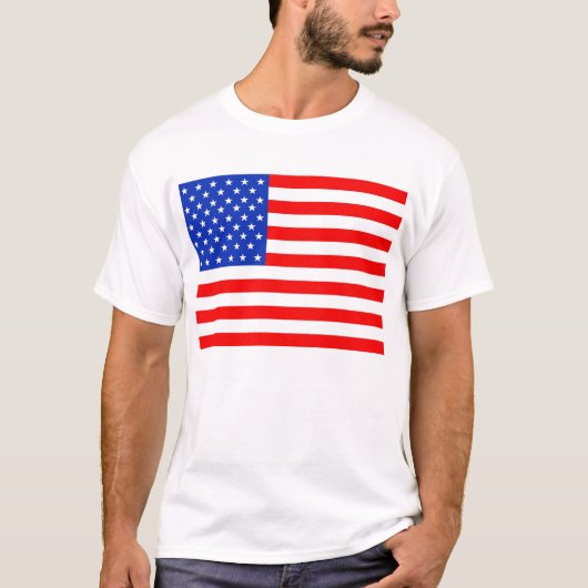 Amerikaanse vlag t-shirt (Voorkant)