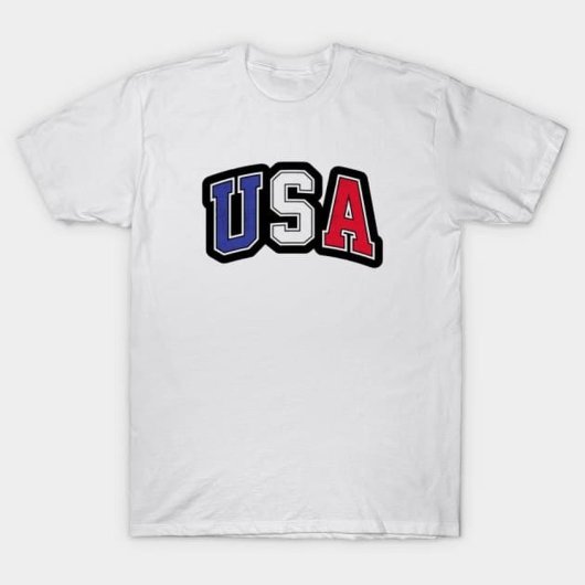 Amerikaanse vlag t-shirt