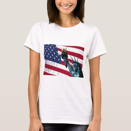Amerikaanse vlag t-shirt (Voorkant)