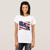 Amerikaanse vlag t-shirt (Voorkant volledig)