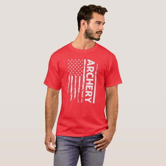 Amerikaanse vlag t-shirt (Voorkant volledig)