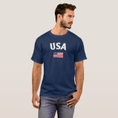 Amerikaanse vlag t-shirt (Voorkant volledig)