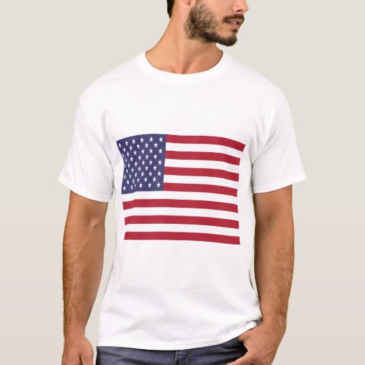 Amerikaanse vlag t-shirt (Voorkant)
