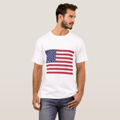 Amerikaanse vlag t-shirt (Voorkant volledig)