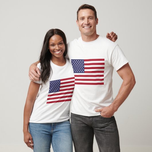Amerikaanse vlag t-shirt (Unisex)
