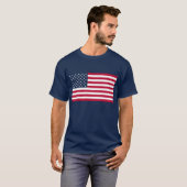 Amerikaanse vlag t-shirt (Voorkant volledig)