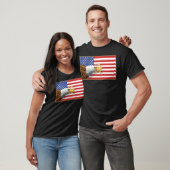 AMERIKAANSE VLAG T-SHIRT (Unisex)