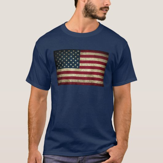Amerikaanse vlag T-Shirt (Voorkant)