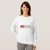 Amerikaanse vlag t-shirt (Voorkant volledig)