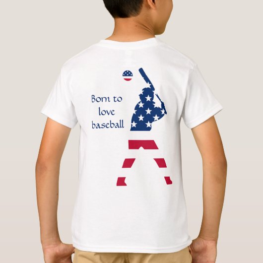 Amerikaanse vlag t-shirt (Achterkant)