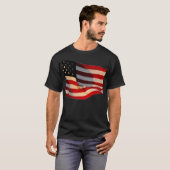 Amerikaanse vlag T-Shirt (Voorkant volledig)