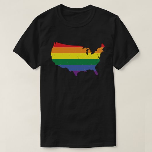 Amerikaanse vlag t-shirt (Design voorkant)