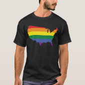 Amerikaanse vlag t-shirt (Voorkant)