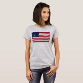 Amerikaanse vlag t-shirt (Voorkant volledig)