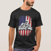  Amerikaanse vlag T-shirt (Voorkant)