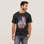  Amerikaanse vlag T-shirt (Voorkant volledig)