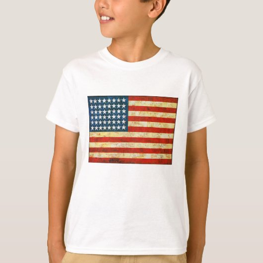 Amerikaanse vlag t-shirt (Voorkant)