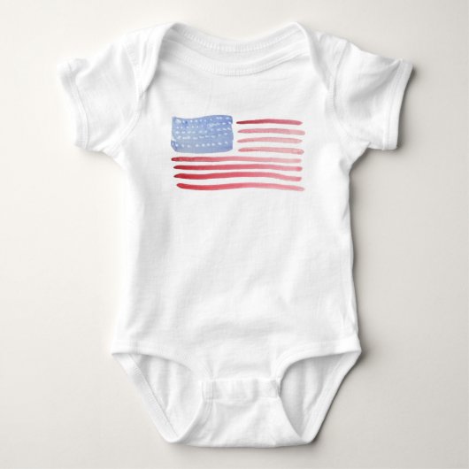 Amerikaanse vlag T-shirt (Voorkant)