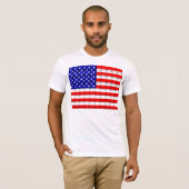 Amerikaanse vlag t-shirt (Voorkant volledig)