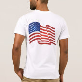 Amerikaanse vlag t-shirt (Achterkant)