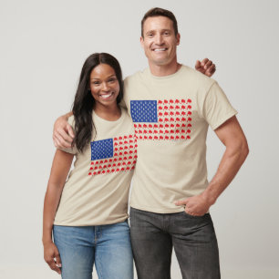 Amerikaanse vlag t-shirt