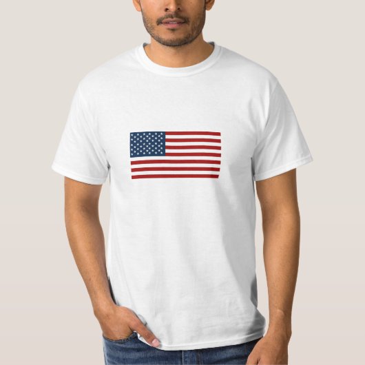 Amerikaanse vlag T-Shirt (Voorkant)