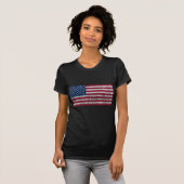 Amerikaanse vlag  t-shirt (Voorkant volledig)