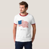 Amerikaanse vlag t-shirt (Voorkant volledig)