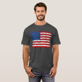 Amerikaanse vlag t-shirt (Voorkant volledig)
