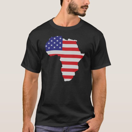 Amerikaanse vlag t-shirt (Voorkant)