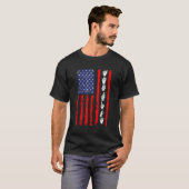 Amerikaanse vlag t-shirt (Voorkant volledig)