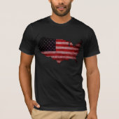 Amerikaanse vlag t-shirt (Voorkant)