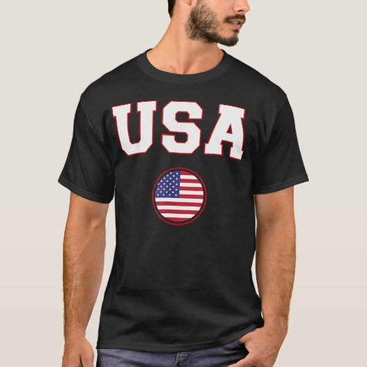 Amerikaanse Vlag T-shirt (Voorkant)