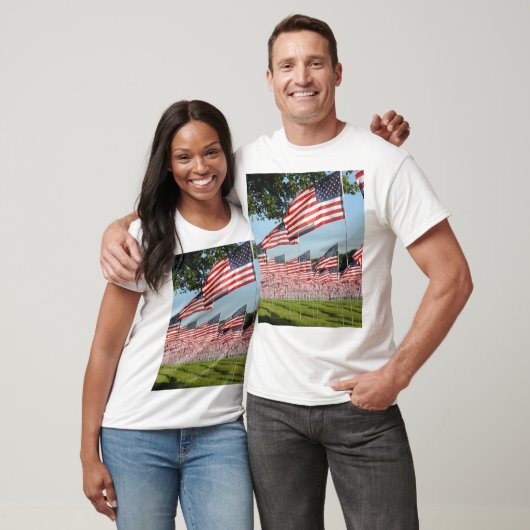 Amerikaanse vlag t-shirt (Unisex)