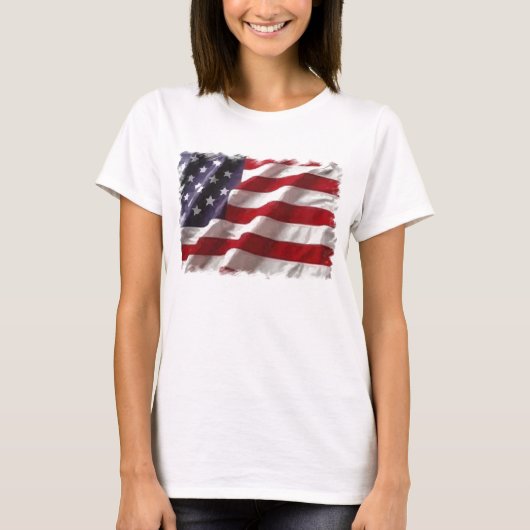 Amerikaanse vlag t-shirt (Voorkant)