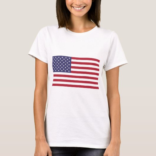 Amerikaanse vlag t-shirt (Voorkant)