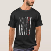 Amerikaanse vlag t-shirt (Voorkant)