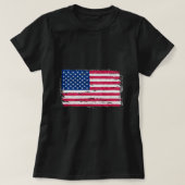 Amerikaanse vlag t-shirt (Design voorkant)