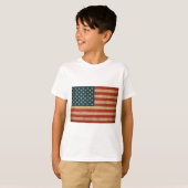  Amerikaanse vlag T-shirt (Voorkant volledig)