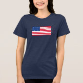Amerikaanse vlag T-Shirt (Voorkant)