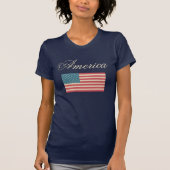 Amerikaanse vlag T-Shirt (Voorkant)