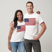 Amerikaanse vlag t-shirt (Unisex)