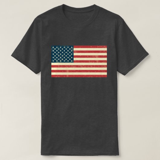 Amerikaanse vlag t-shirt (Design voorkant)